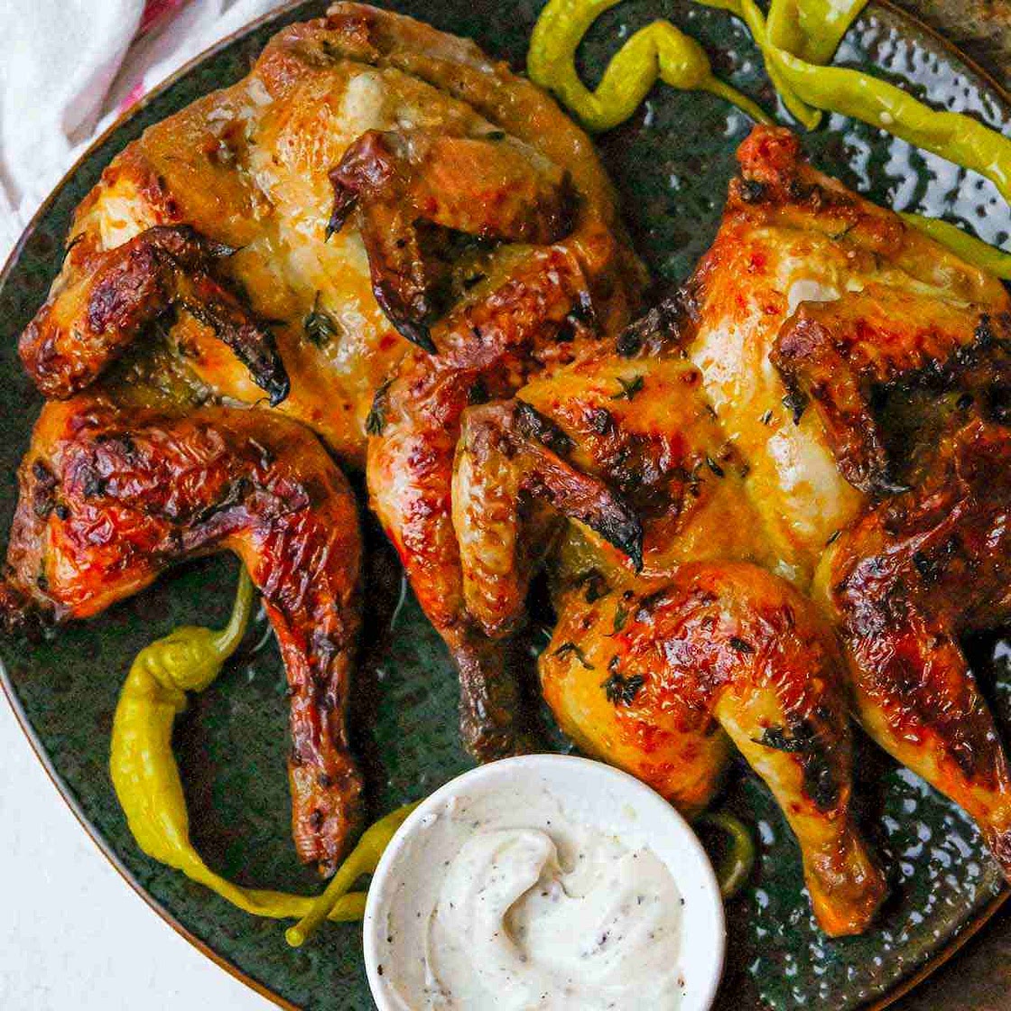 Honey Butter Roasted Poussin (Spatchcock Style)