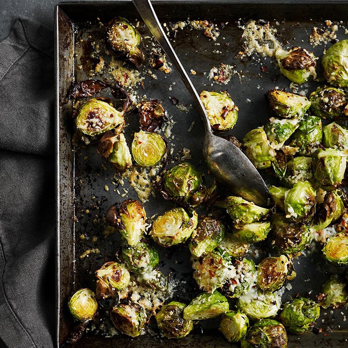 Parmesan Brussels sprouts