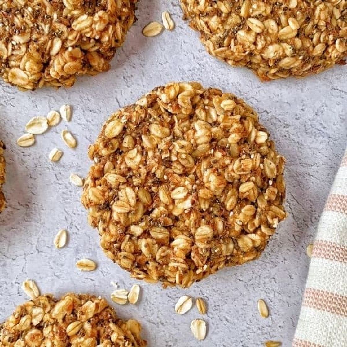 Simple Oatmeal Protein Cookies