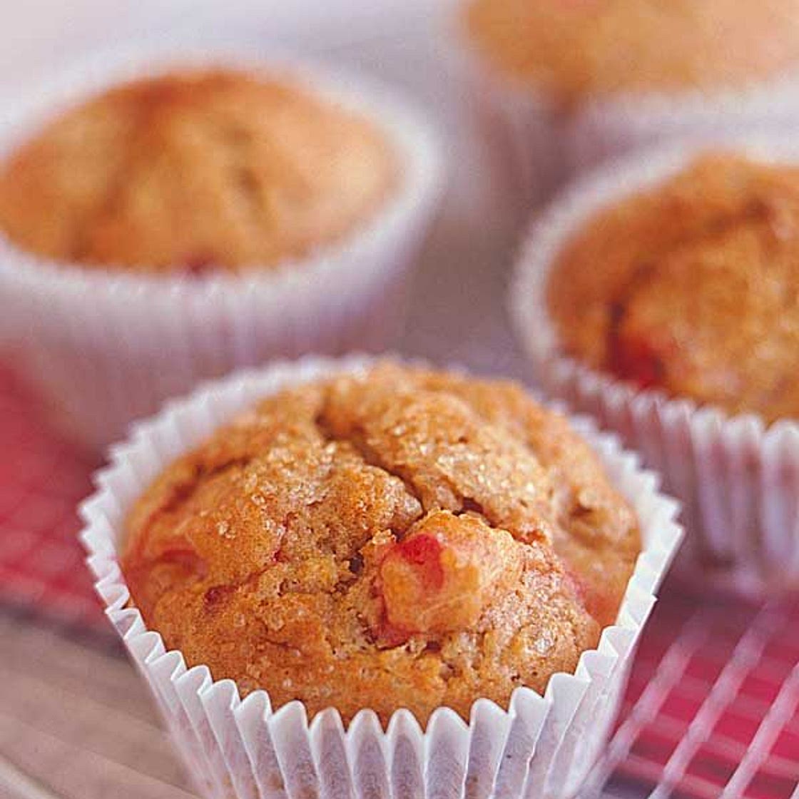 Rhubarb muffins