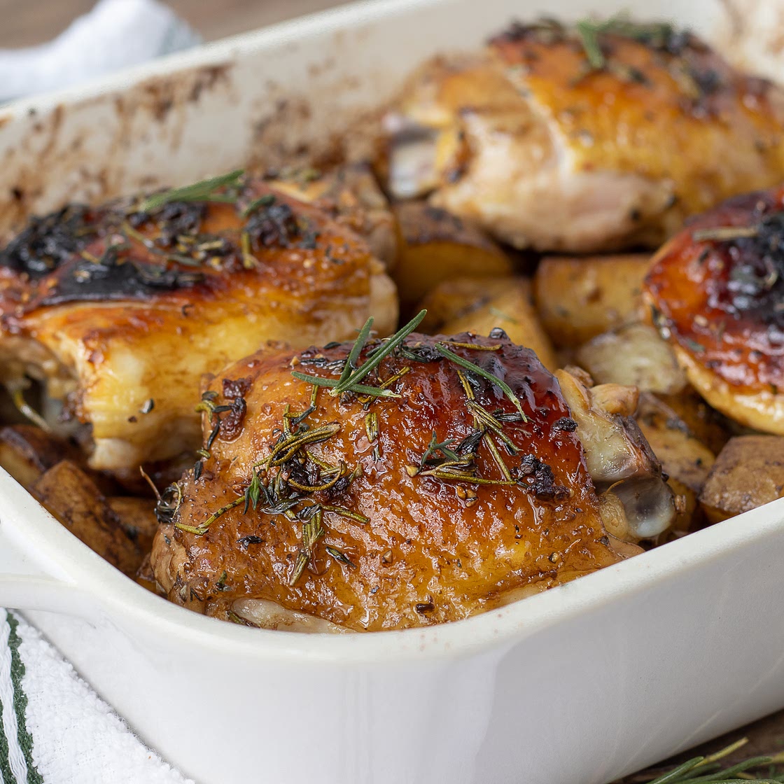 Rosemary and Thyme Chicken Thighs