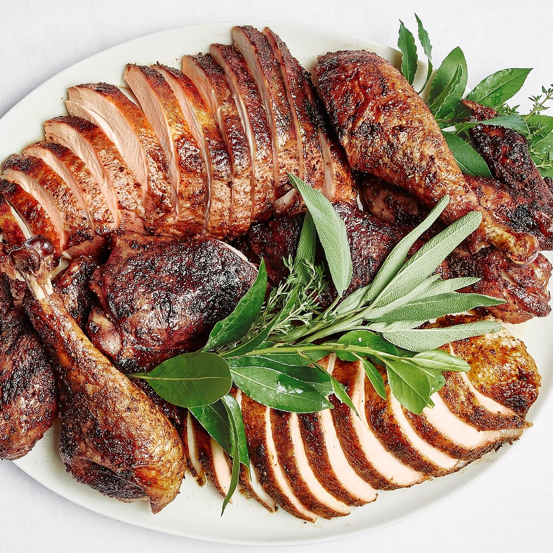 Spiced and Glazed Roast Turkey