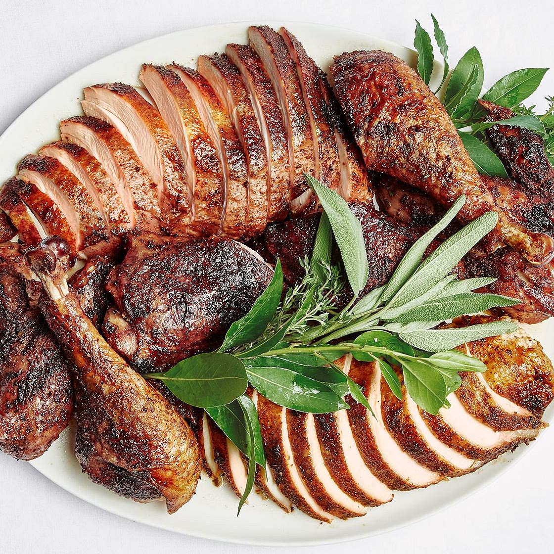 Spiced and Glazed Roast Turkey