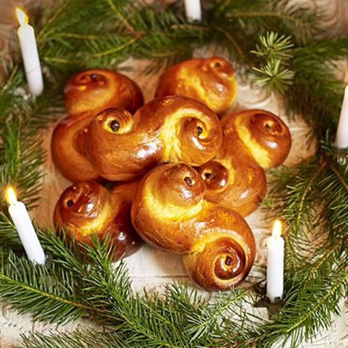 St Lucia saffron buns