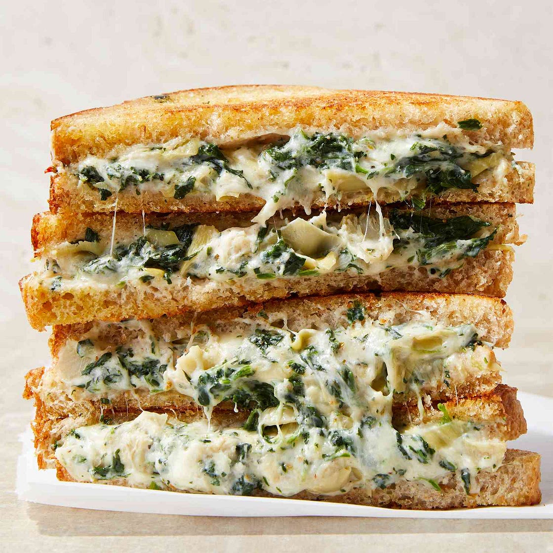 Spinach-&-Artichoke-Dip Grilled Cheese