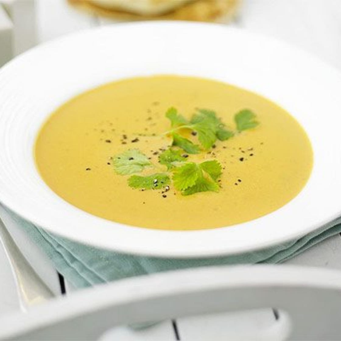 Sweet potato and coconut soup