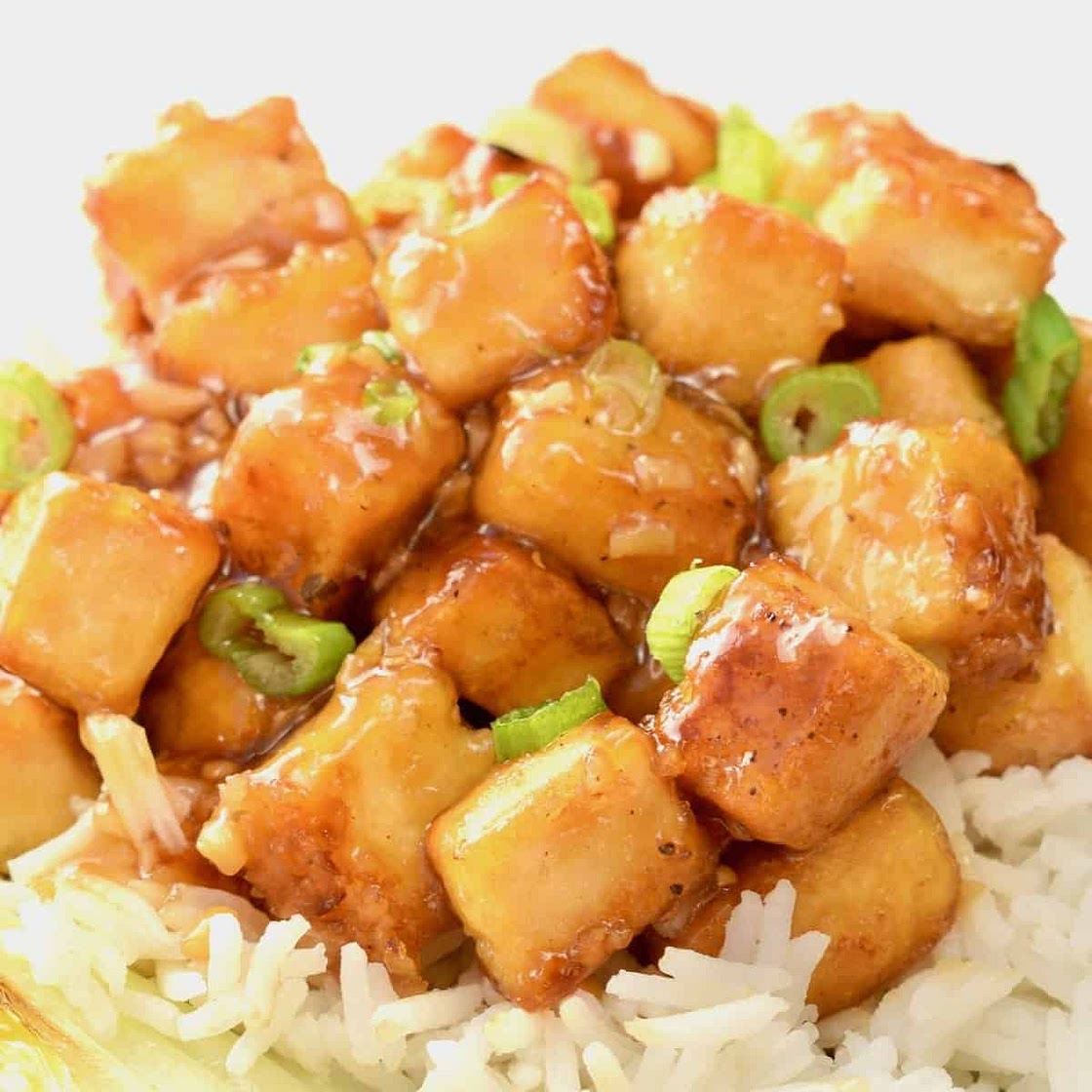 Sticky Lemon Tofu