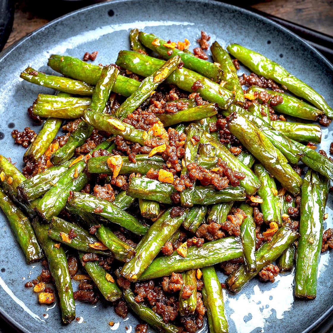 Chinese Green Beans and Ground Beef recipe