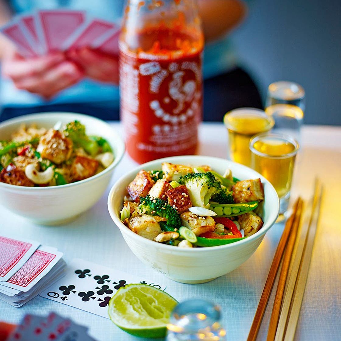 Simple veggie & tofu stir-fry