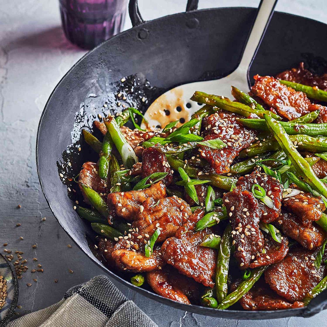 Pork & Green Bean Stir-Fry