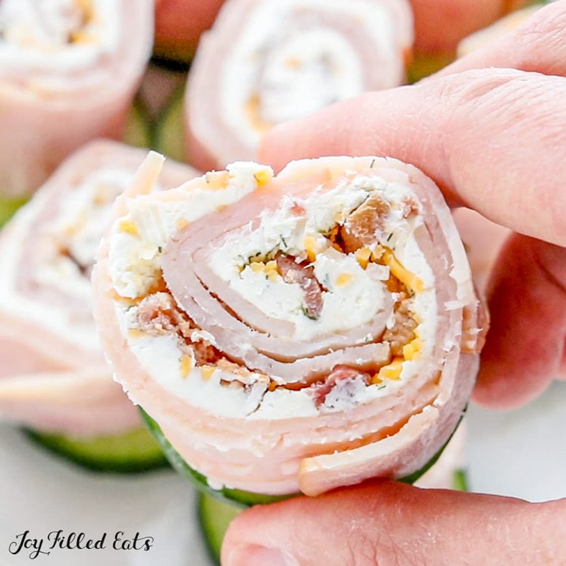 Turkey Bacon Ranch Pinwheels