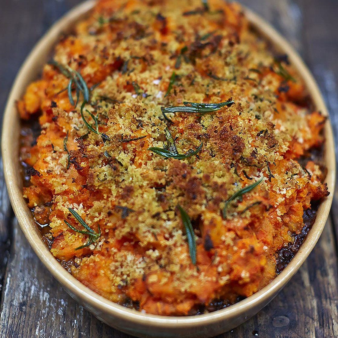 Vegan shepherd's pie