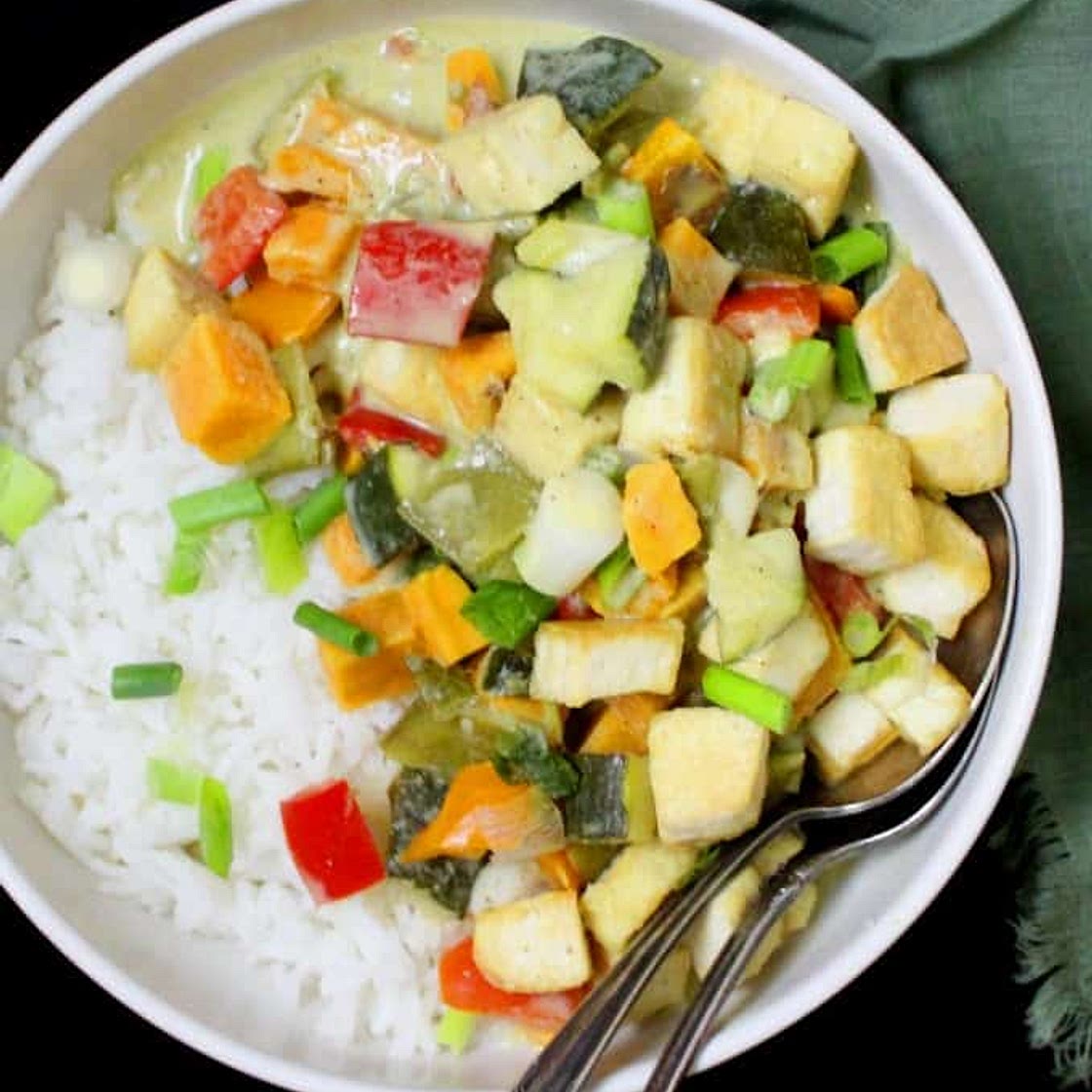 Easy Vegan Thai Green Curry