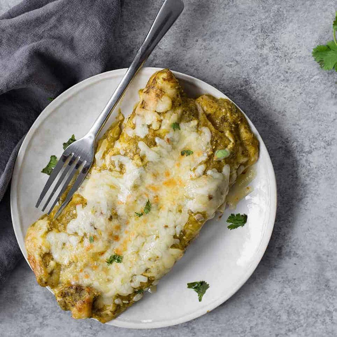 Vegetarian Enchiladas Verdes