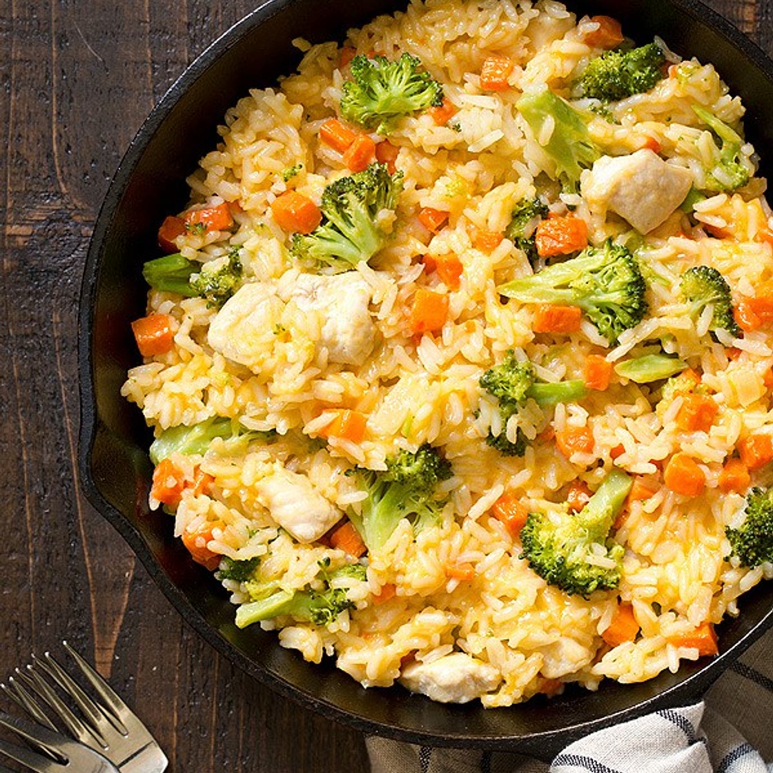 Cheesy Chicken Broccoli Rice