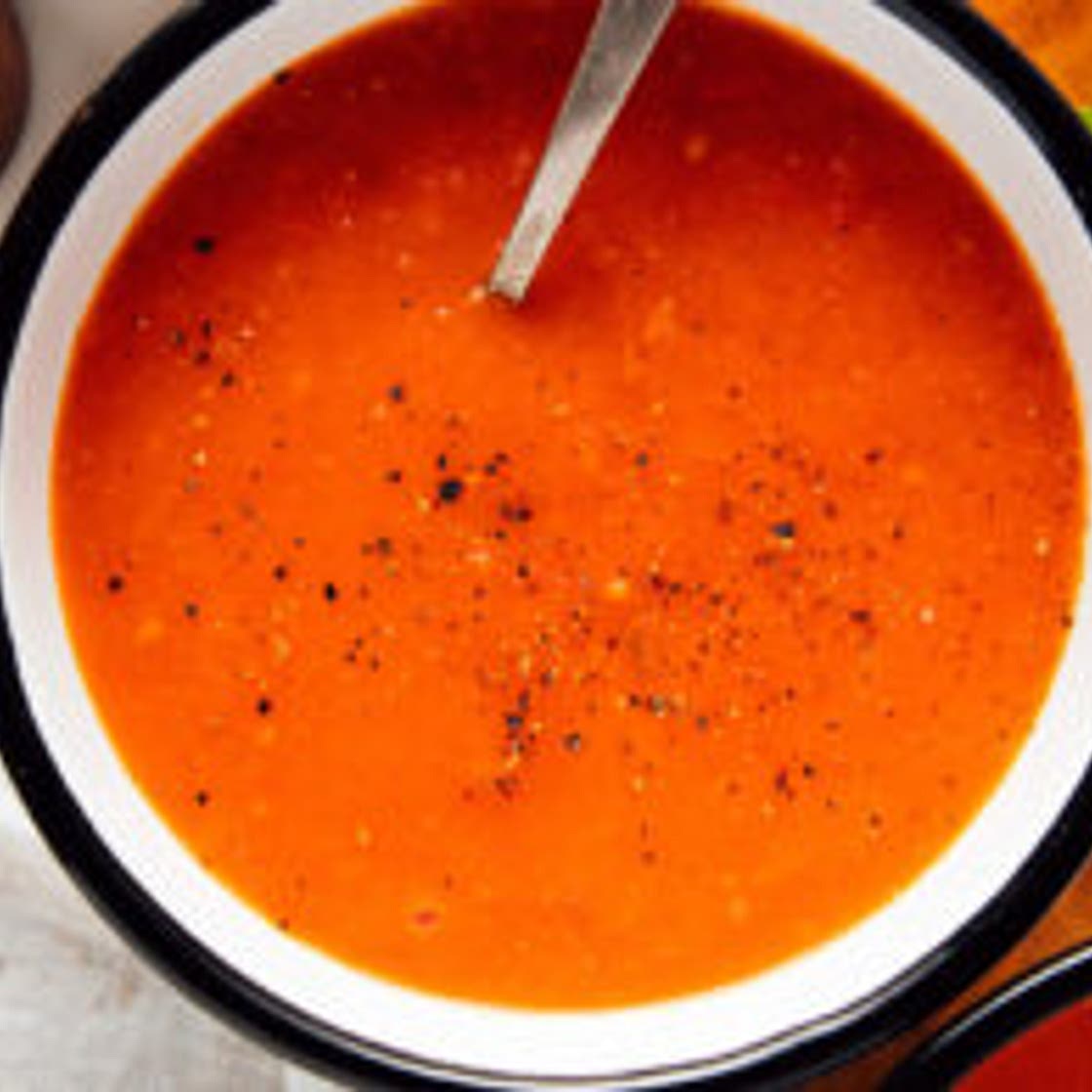 Roasted Red Pepper and Tomato Soup