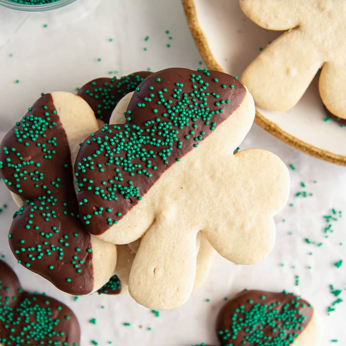 Shamrock St Patrick's Day Cookies