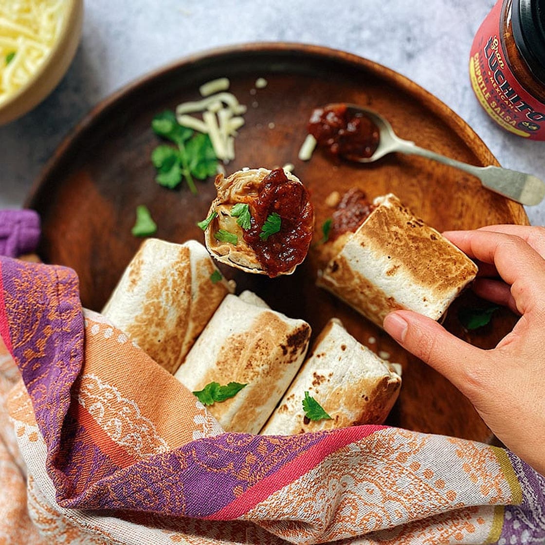 Refried Bean Burrito