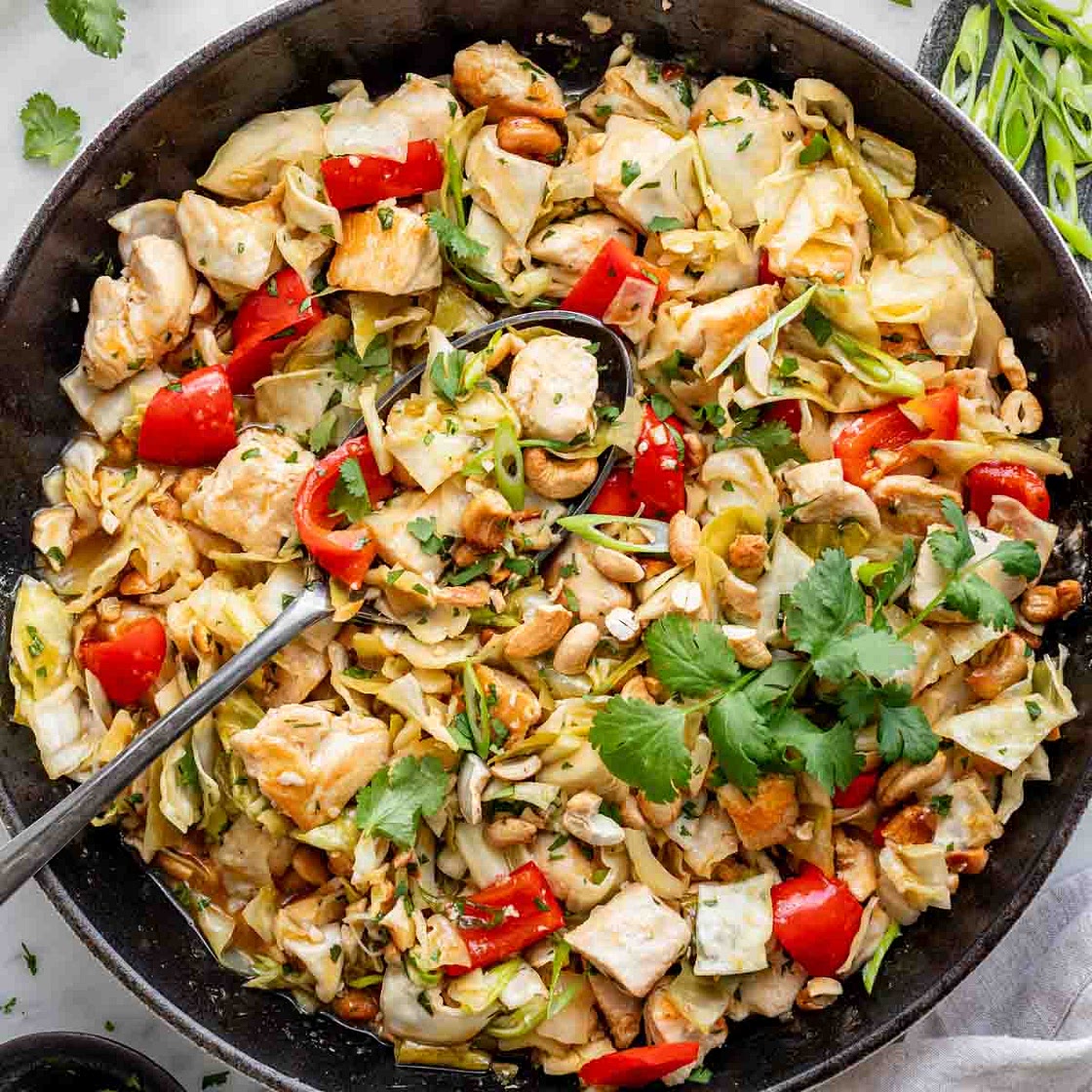 Chicken and Cabbage Stir-fry