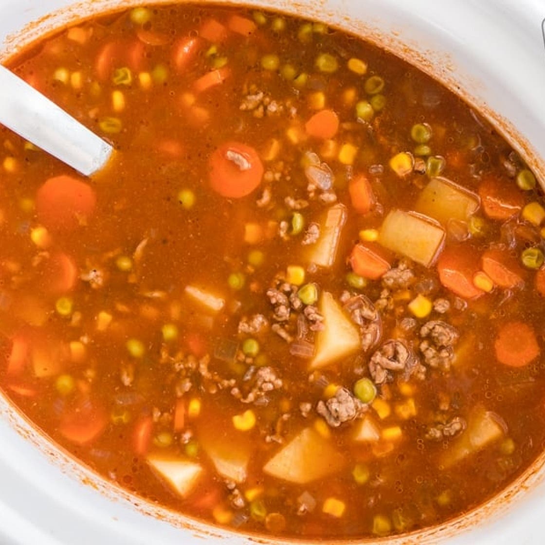 Crockpot Vegetable Beef Soup