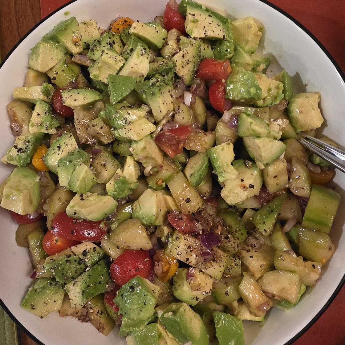 Cucumber Tomato Salad - Keto, Low Carb & whole30