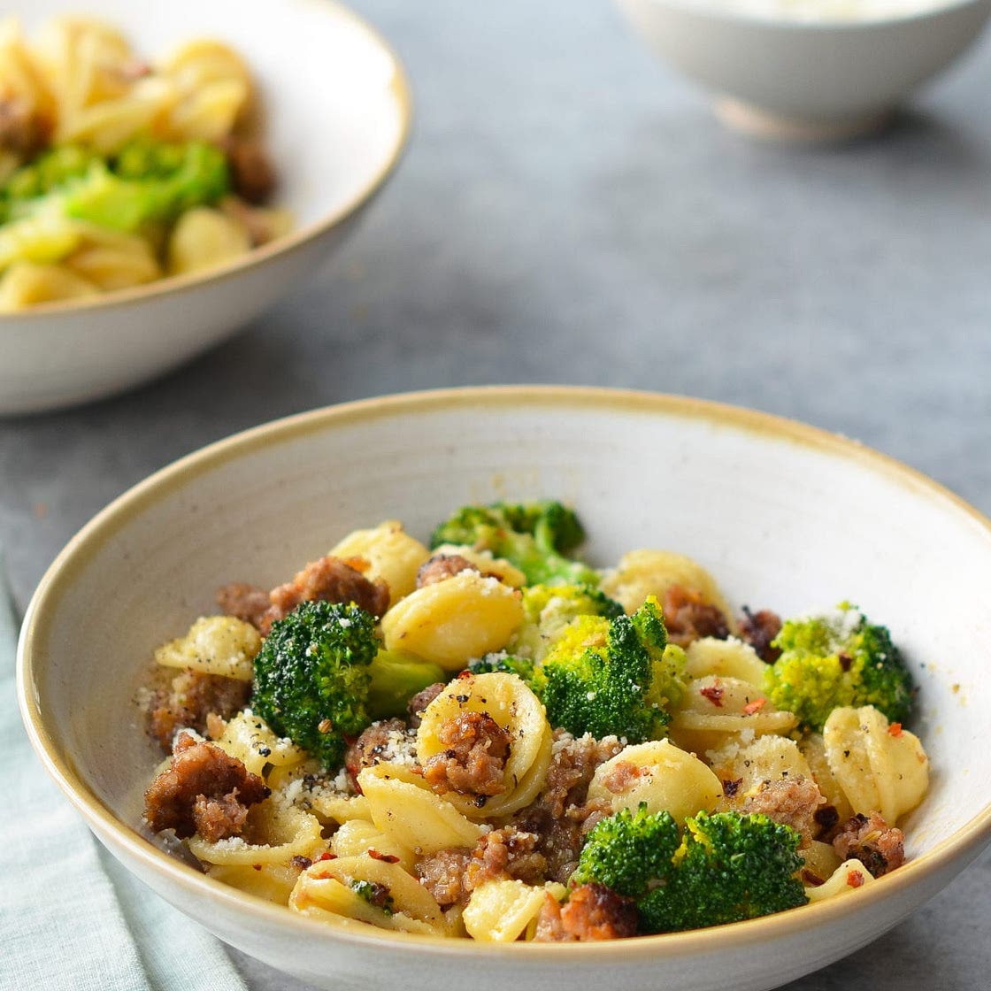 Orecchiette with Sausage and Broccoli