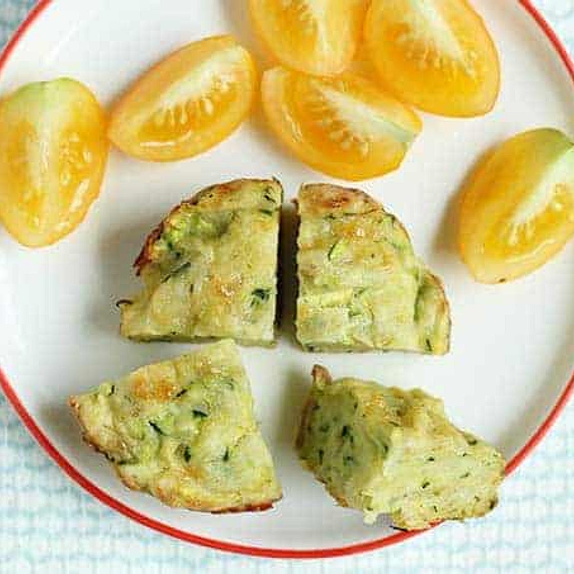 Easy Baked Zucchini Fritters