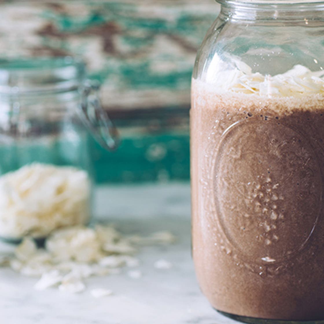 Peanut butter choc shake