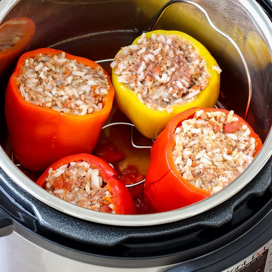 Instant Pot Stuffed Bell Peppers