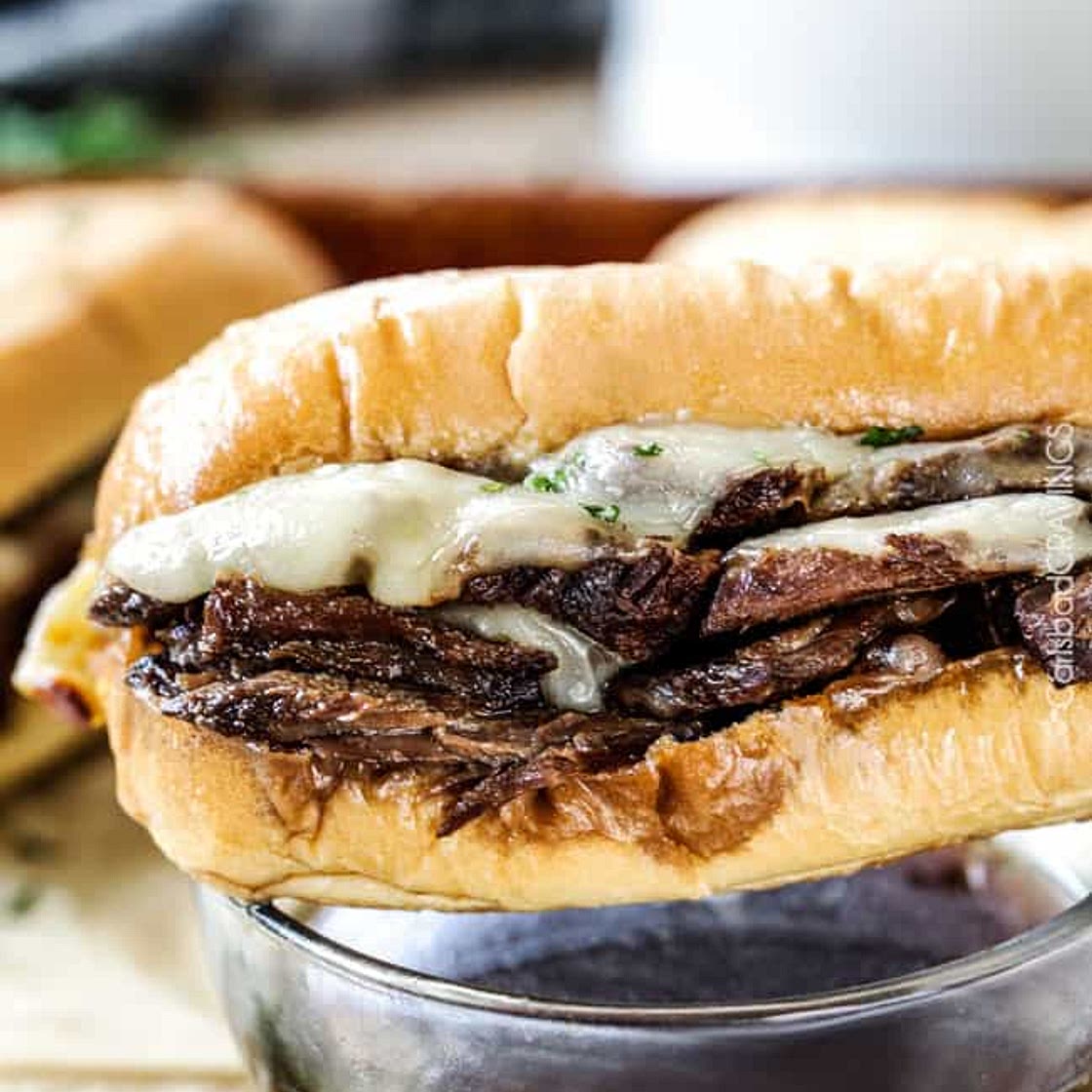 Crock Pot French Dip Sandwiches