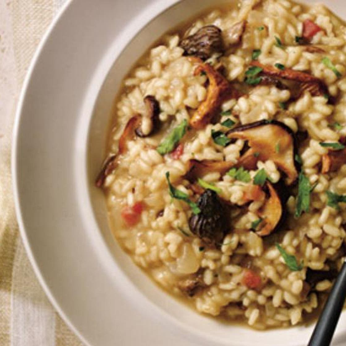 Mushroom and Pancetta Risotto