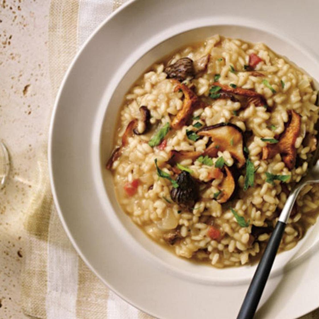 Mushroom and Pancetta Risotto