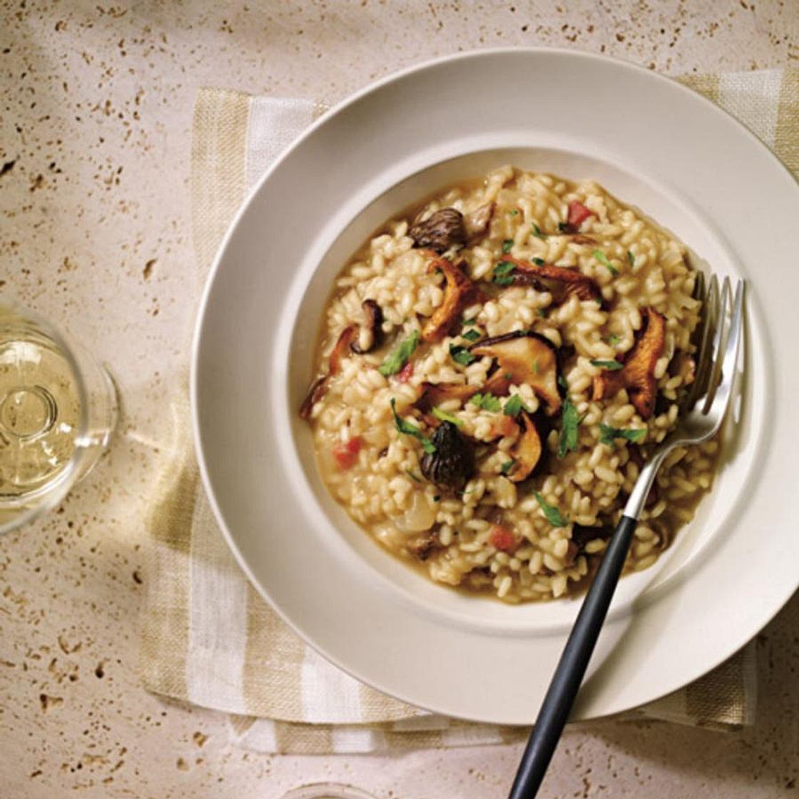 Mushroom and Pancetta Risotto
