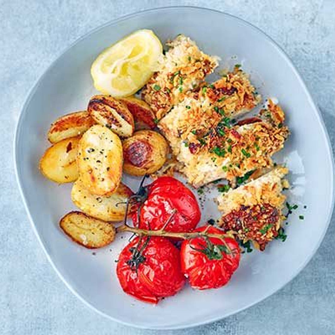 Crunchy garlic chicken