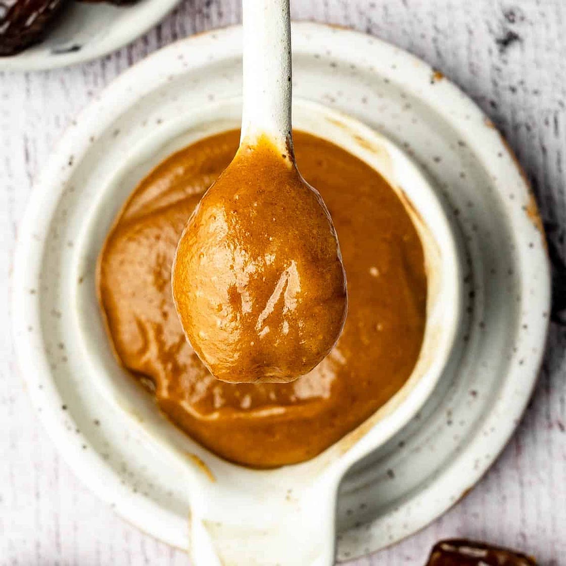 Caramel Sauce Made with Dates