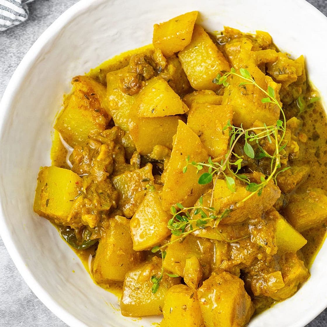 Jamaican Chocho (Chayote) Curry
