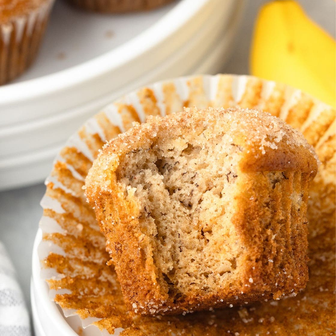Cinnamon Banana Bread Muffins
