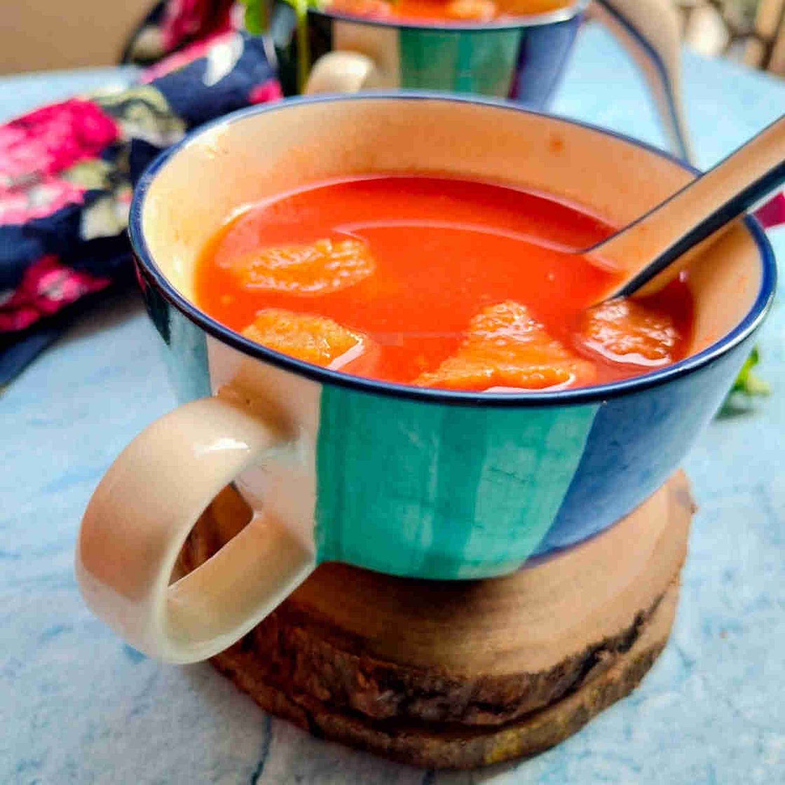 Tomato Soup Recipe-No Oil Soup