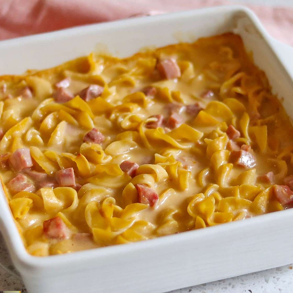 Easy Ham and Noodles