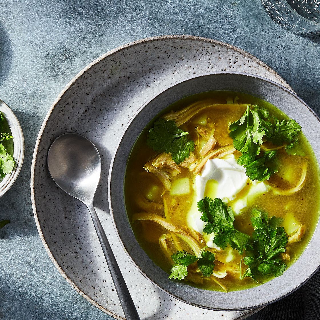 Amu’s Gingery Chicken Soup With Lentils & Potatoes