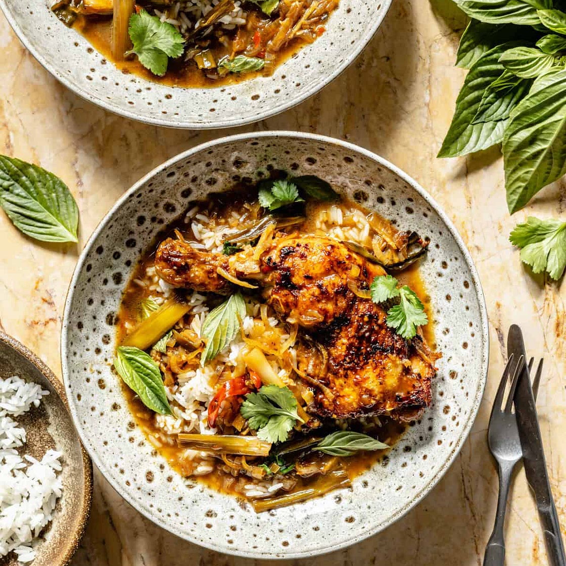 Tangy Thai Braised Chicken