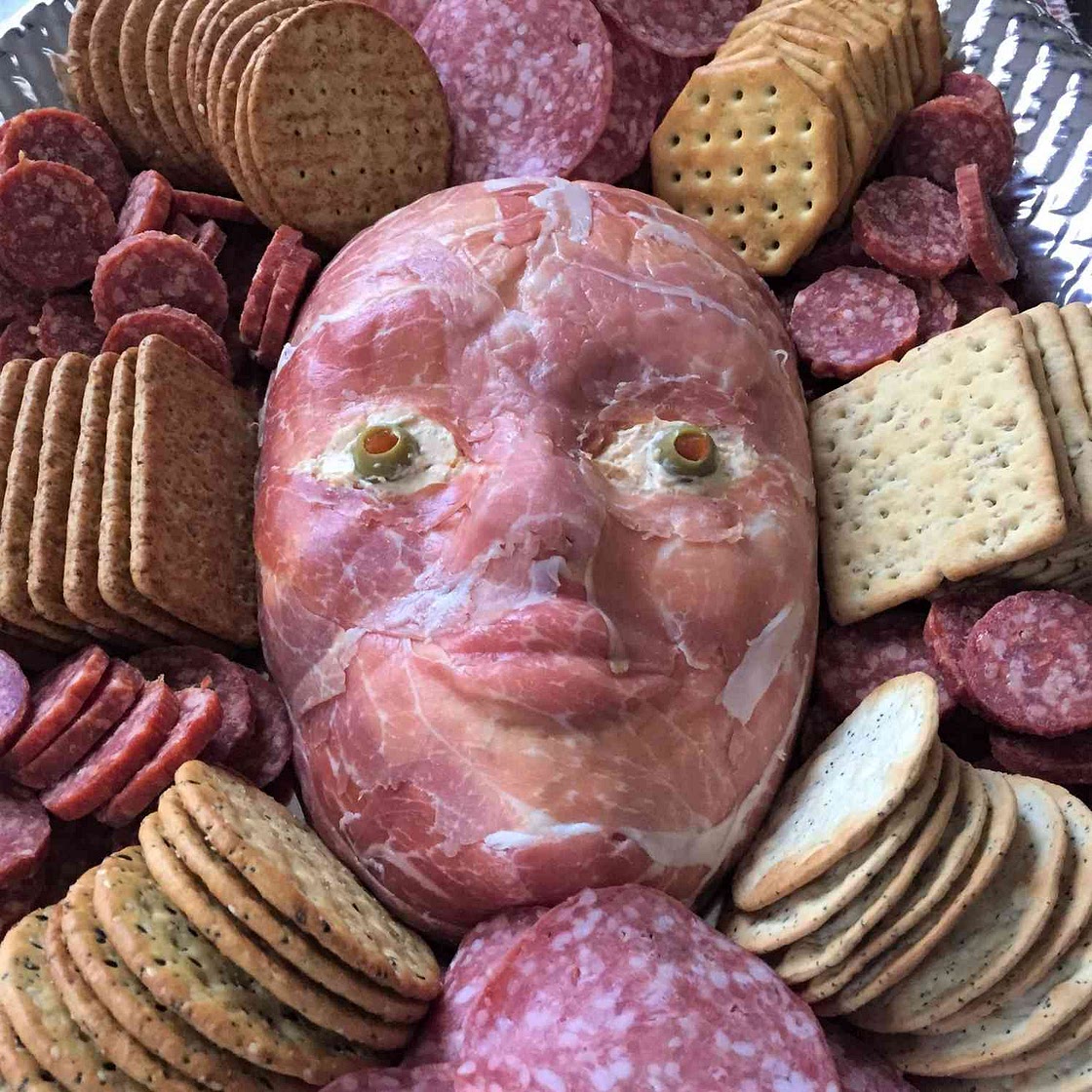 Flayed Man Cheese Ball