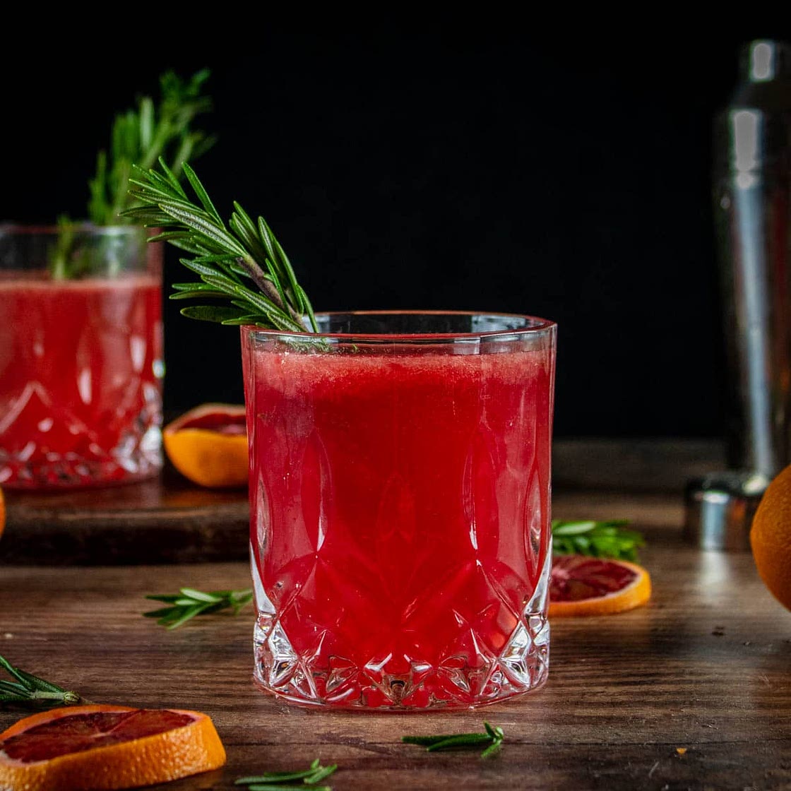 Whiskey Blood Orange Smash