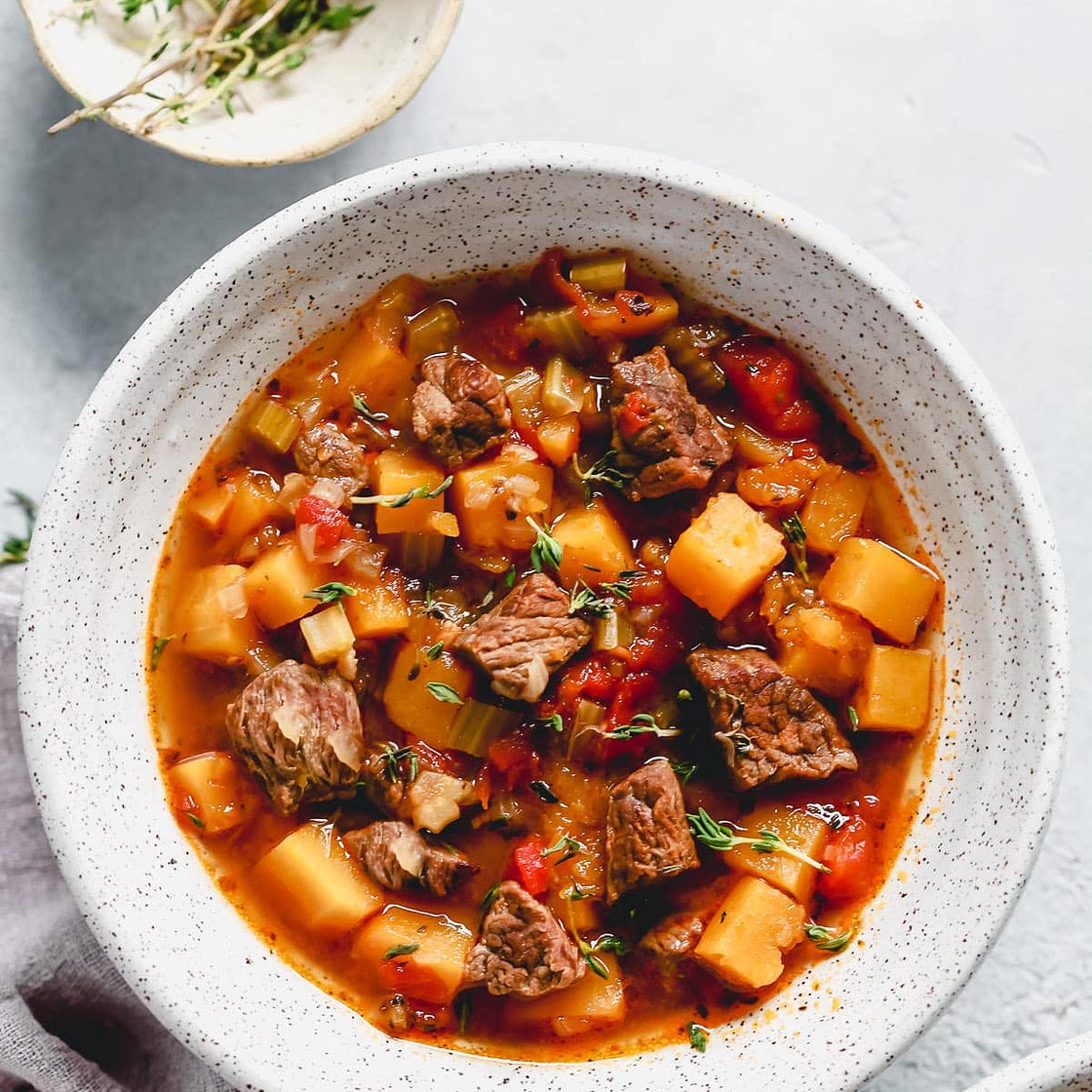 Instant Pot Vegetable Beef Soup