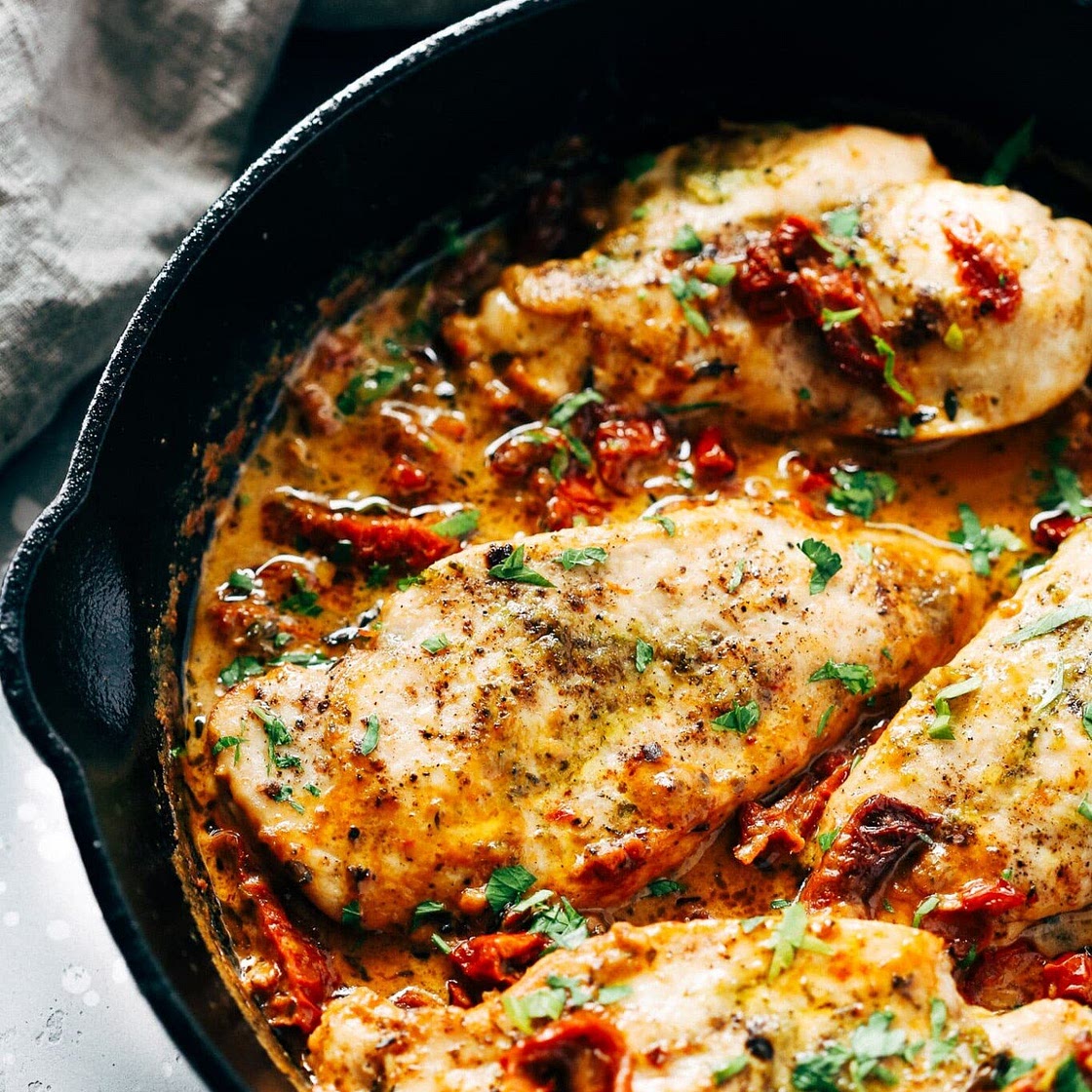 Creamy Parmesan Chicken Skillet