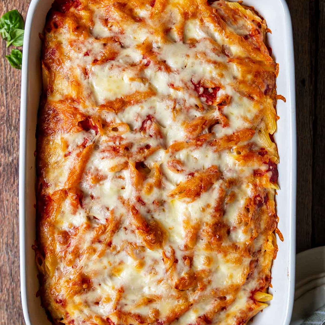 Meatless Baked Ziti