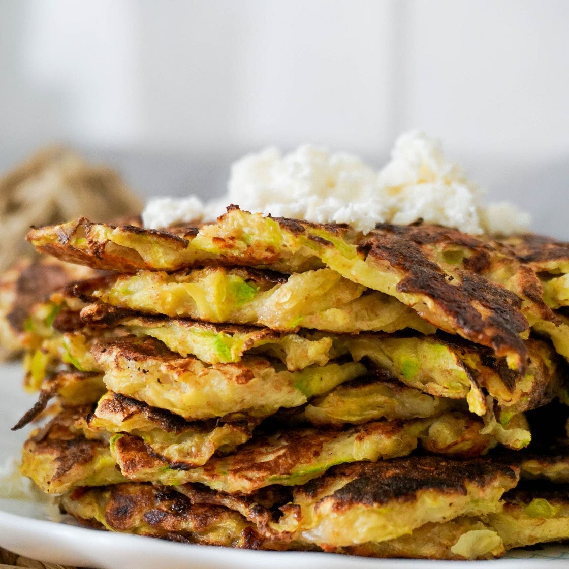 Feta Cheese Zucchini Fritters Recipe