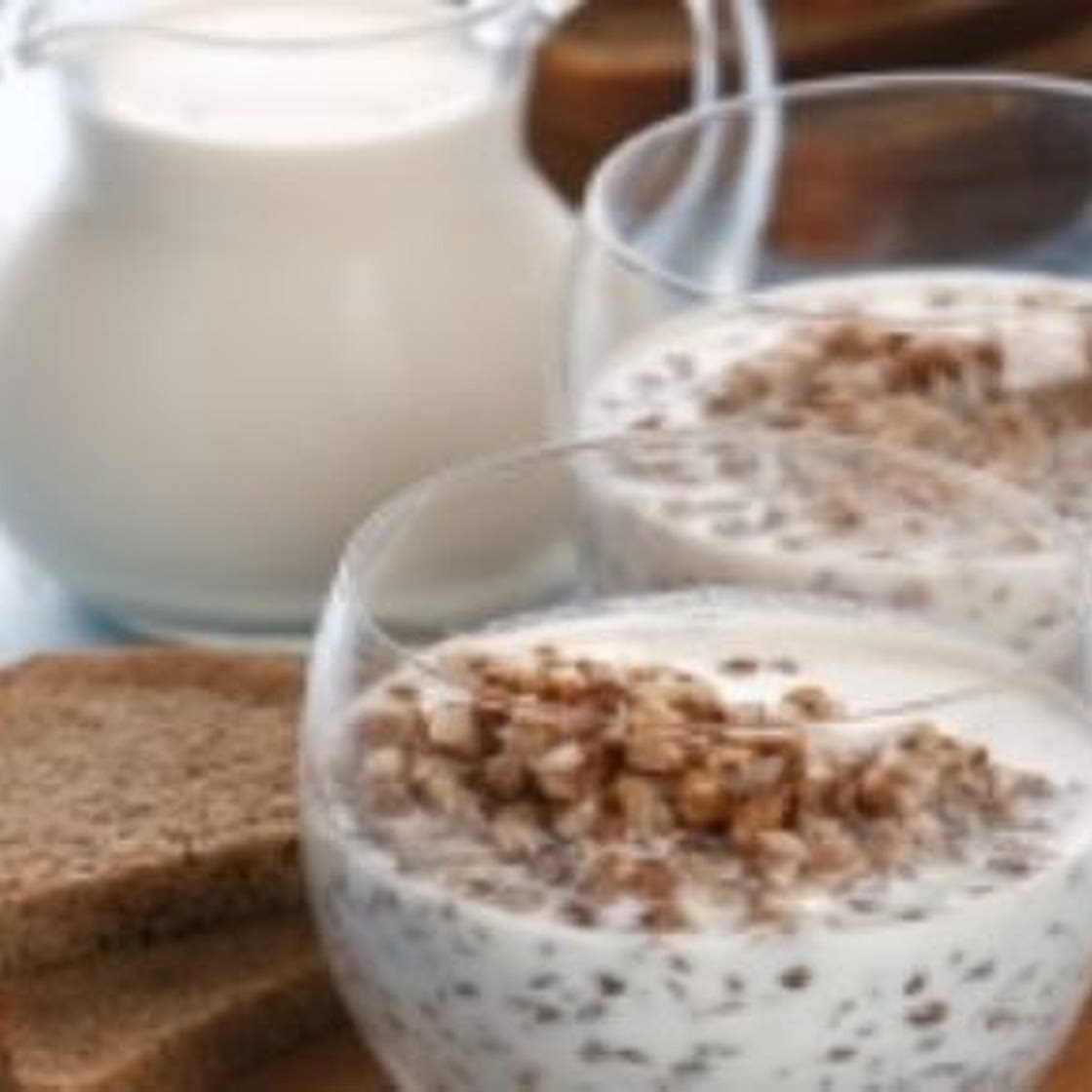 Verrine de muesli au fromage blanc