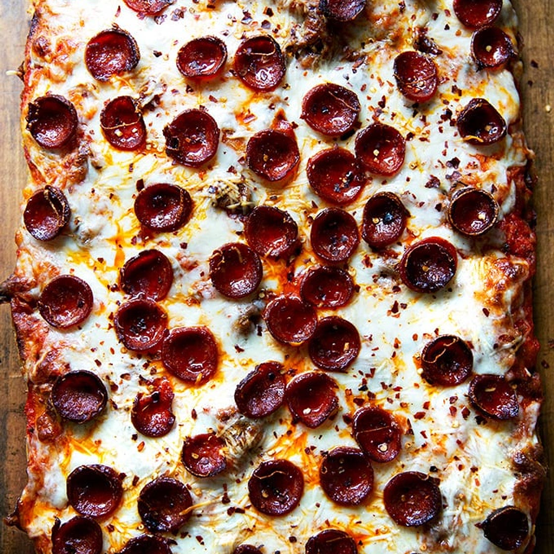 Homemade Sicilian-Style Pizza