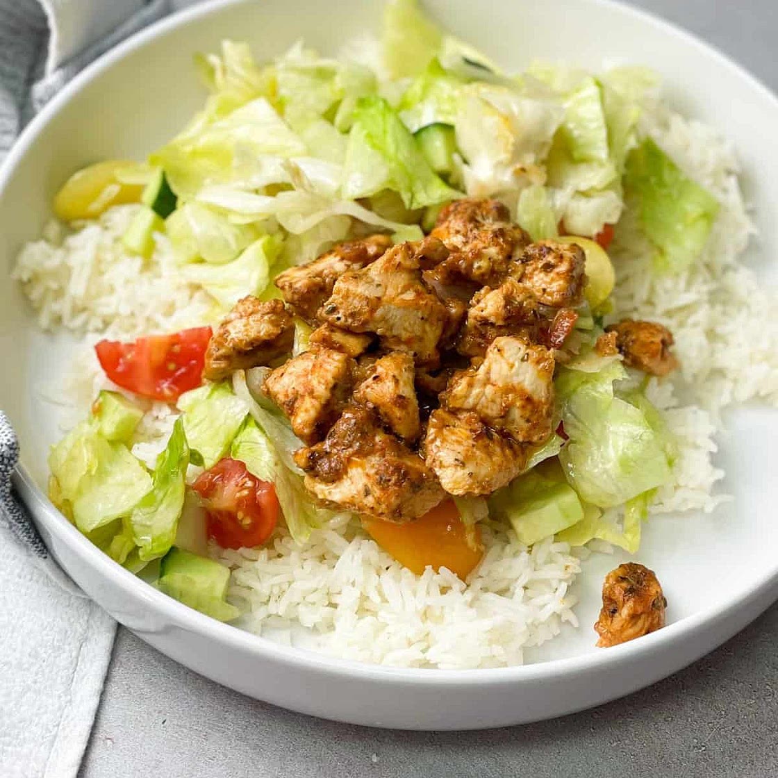 Lebanese Chicken Shish Tawook Sheet Pan
